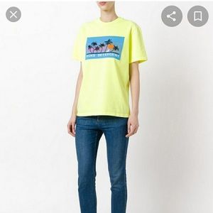 NWOT Alexander Wang Tee in Yellow, Size Small